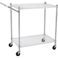Carrello metallico a 3 ripiani con ruote