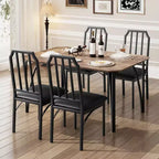 Set tavolo e sedie da pranzo 4 pezzi