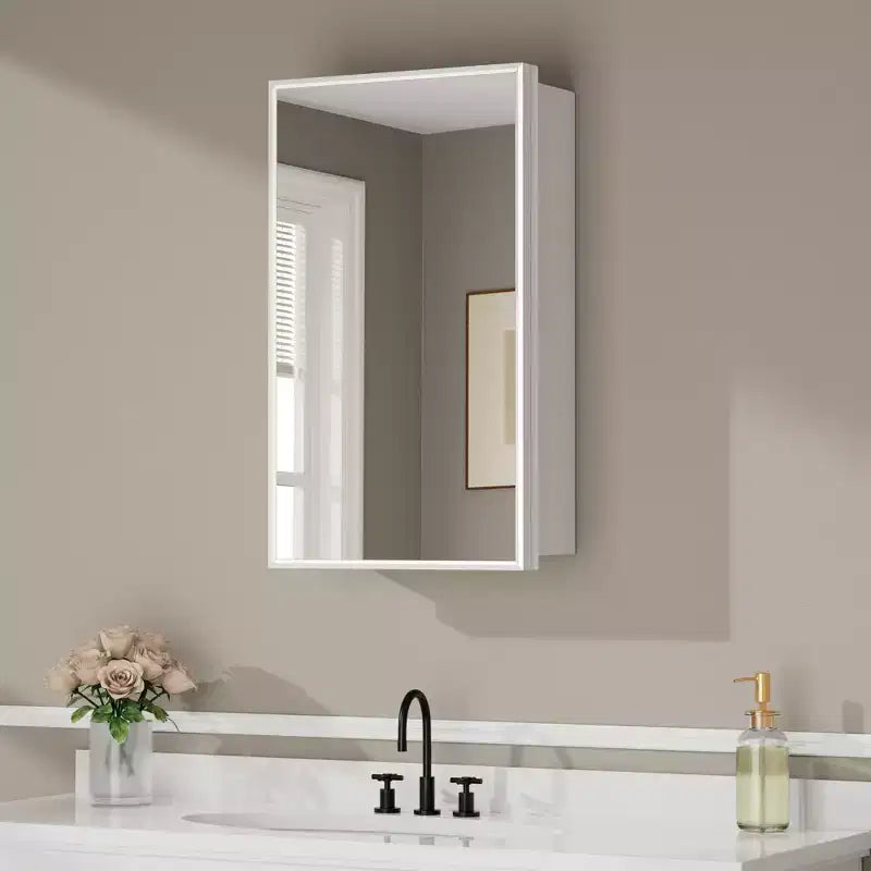 Pensile a specchio per bagno da incasso o da esterno