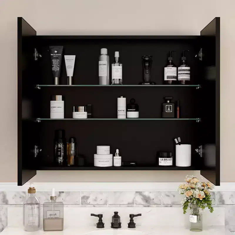 Pensile a specchio per bagno da incasso o da esterno