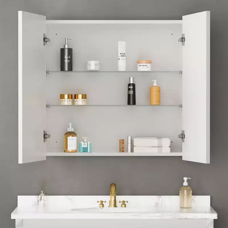 Pensile a specchio per bagno da incasso o da esterno