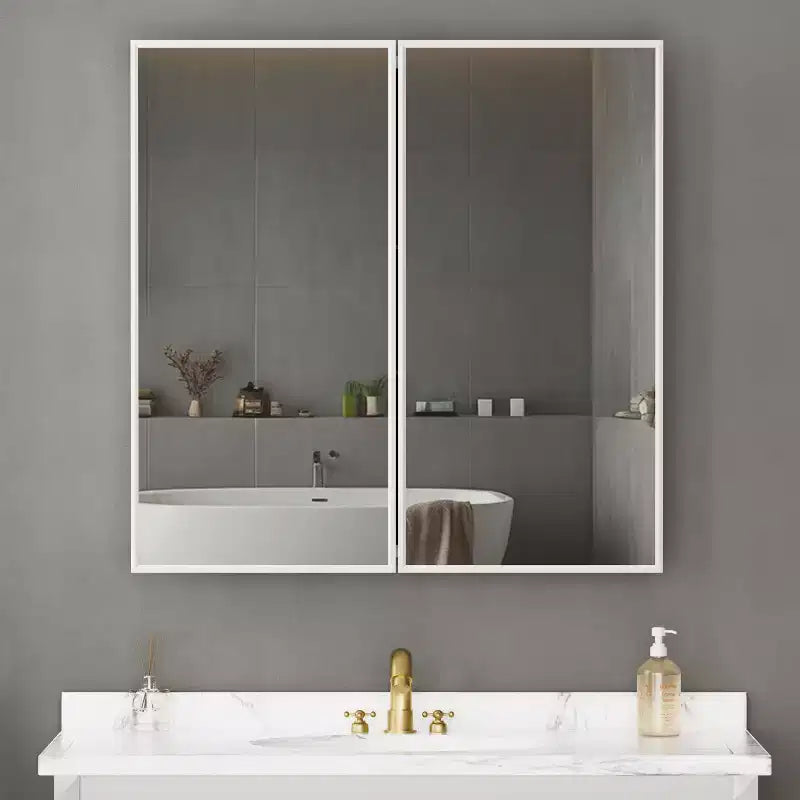 Pensile a specchio per bagno da incasso o da esterno