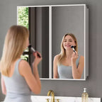 Pensile a specchio per bagno da incasso o da esterno