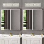 Pensile a specchio per bagno da incasso o da esterno