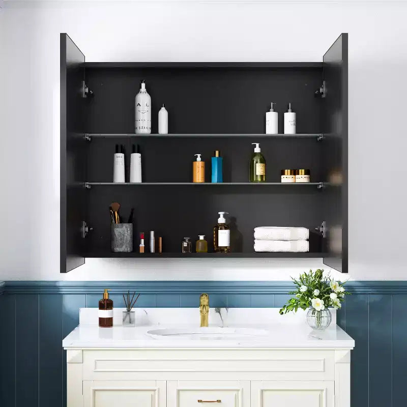 Pensile a specchio per bagno da incasso o da esterno