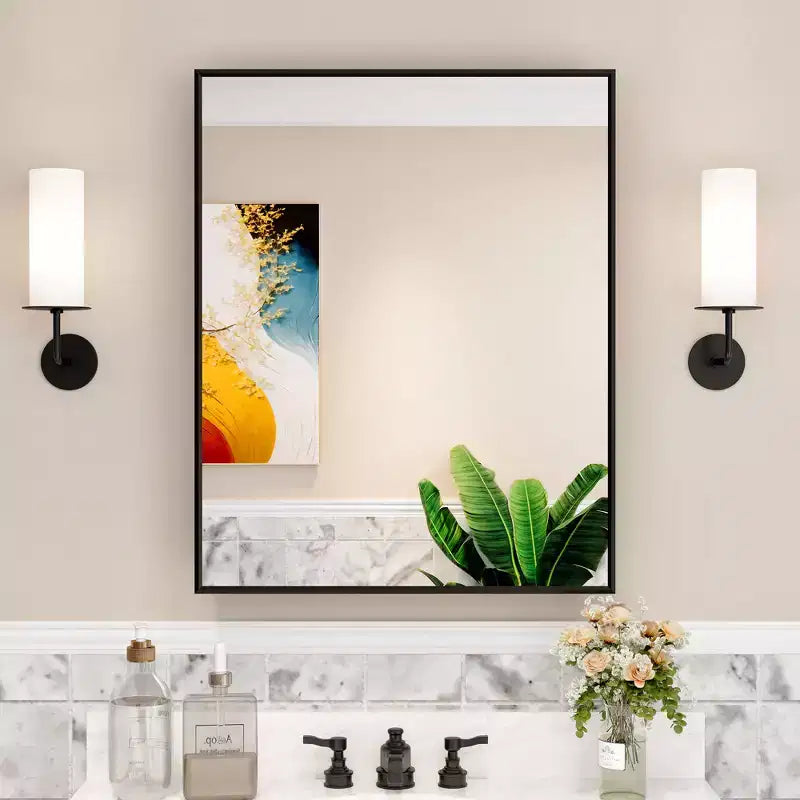 Pensile a specchio per bagno da incasso o da esterno