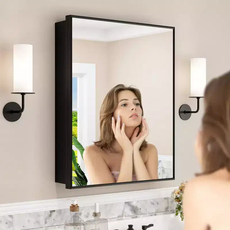 Pensile a specchio per bagno da incasso o da esterno