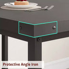 Set Tavolo da Pranzo Allungabile con 2 Panche, Posti 4–6, Stile Industriale