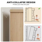 Cassettiera a 5 cassetti con struttura in legno per camera da letto, corridoio e soggiorno