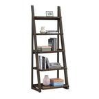 Libreria in legno a 5 ripiani con scaffali contenitori per soggiorno, corridoio e ufficio