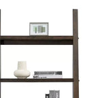 Libreria in legno a 5 ripiani con scaffali contenitori per soggiorno, corridoio e ufficio