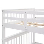 Letto a castello matrimoniale con scale e cassetti contenitore