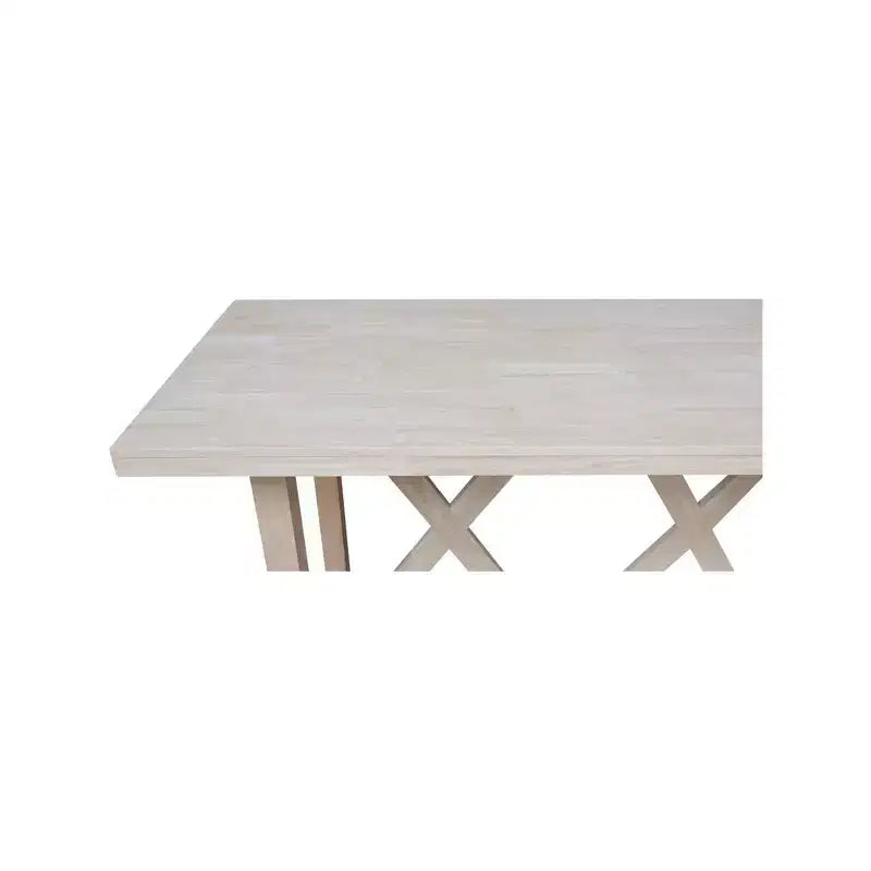 Tavolo da pranzo alto da bar – Legno massello non rifinito