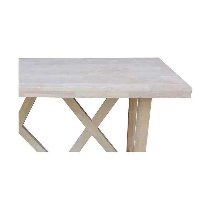 Tavolo da pranzo alto da bar – Legno massello non rifinito