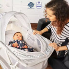 Culla Karley con baldacchino e altezza regolabile