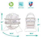 Culla Karley con baldacchino e altezza regolabile