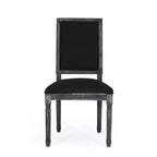 Set di 2 sedie da pranzo imbottite in legno stile country francese