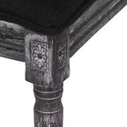 Set di 2 sedie da pranzo imbottite in legno stile country francese