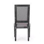 Set di 2 sedie da pranzo imbottite in legno stile country francese