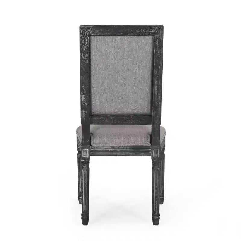 Set di 2 sedie da pranzo imbottite in legno stile country francese