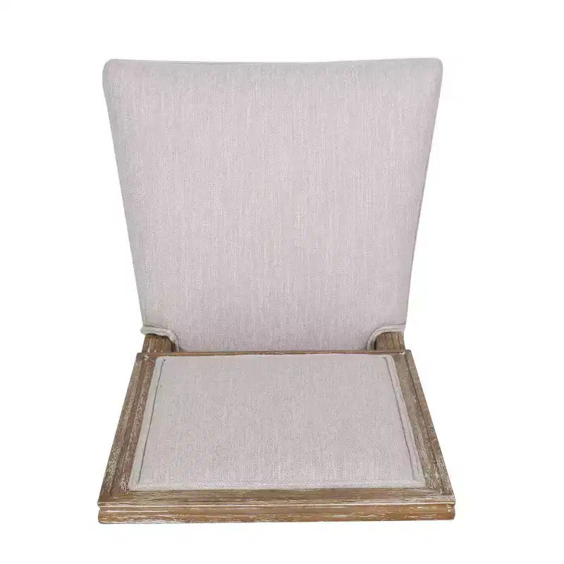 Set di 2 sedie da pranzo imbottite in legno stile country francese
