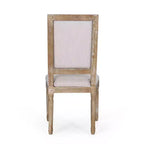 Set di 2 sedie da pranzo imbottite in legno stile country francese