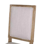 Set di 2 sedie da pranzo imbottite in legno stile country francese