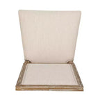 Set di 2 sedie da pranzo imbottite in legno stile country francese