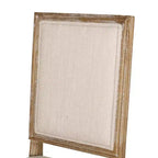 Set di 2 sedie da pranzo imbottite in legno stile country francese